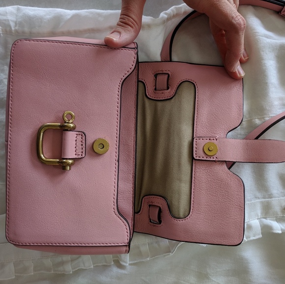 🎂HP!🎂Pink "Edit" jcrew Leather Bag - Picture 4 of 6